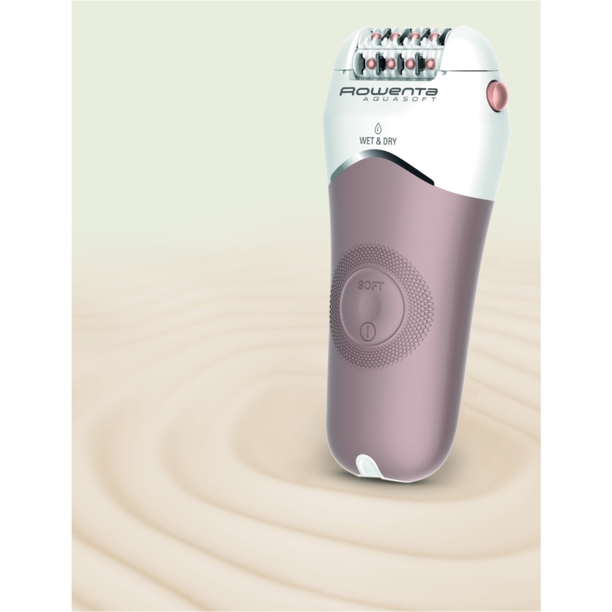 Rowenta - Épilateur WET&DRY 4,5W/5V 600 mAh beige/doré