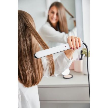 Rowenta - Lisseur à cheveux OPTILISS blanc