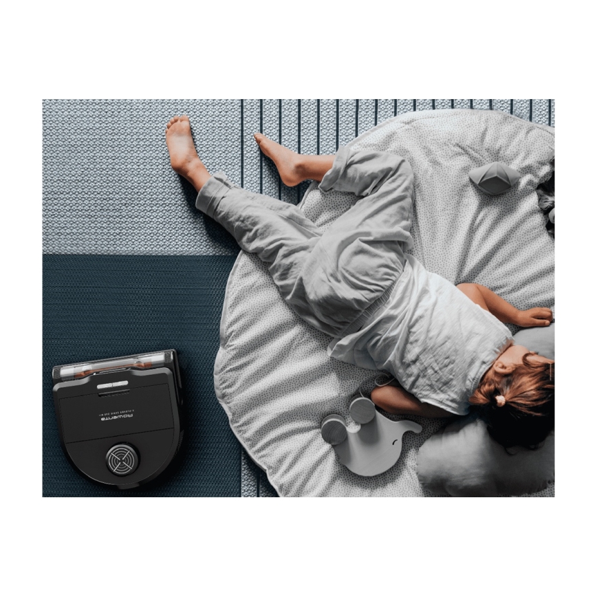 Rowenta - Aspirateur robot intelligent avec fonction serpillière X-PLORER S240+ AI Animal & Allergy Wi-Fi 5200 mAh