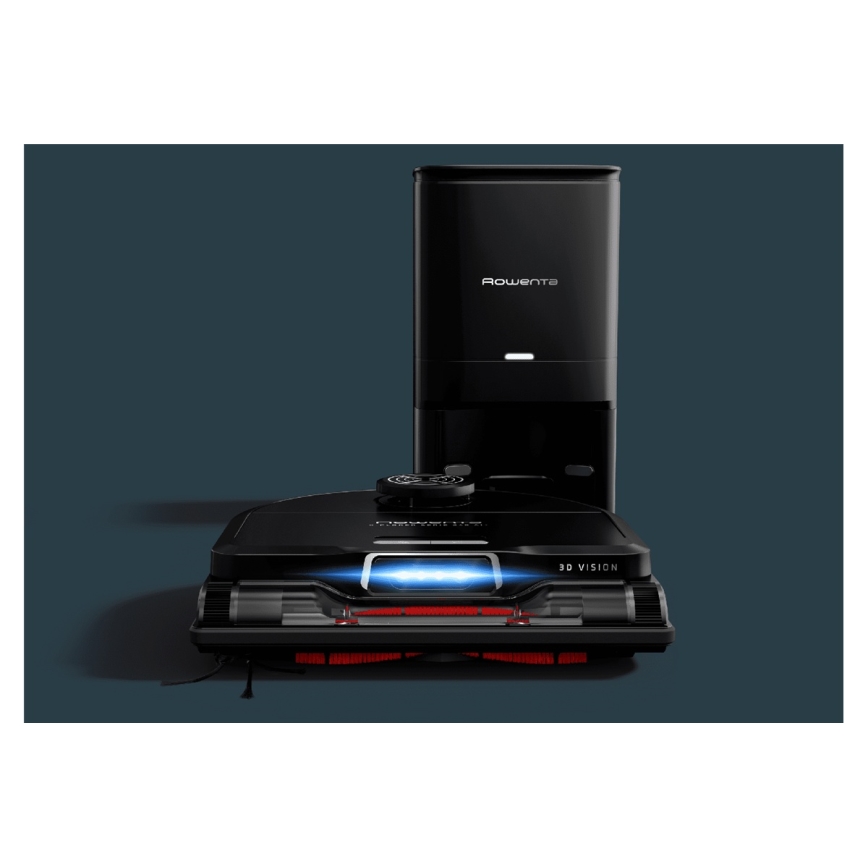 Rowenta - Aspirateur robot intelligent avec fonction serpillière X-PLORER S240+ AI Animal & Allergy Wi-Fi 5200 mAh