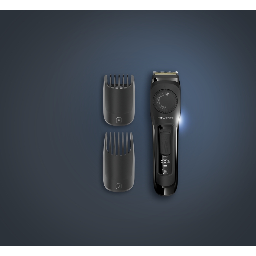 Rowenta - Tondeuse à barbe VIRTUO BEARD TRIMMER, noire, 1200 mAh