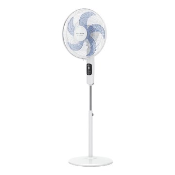 Rowenta - Ventilateur sur pied TURBO SILENCE 55W/230V 147 cm blanc + télécommande