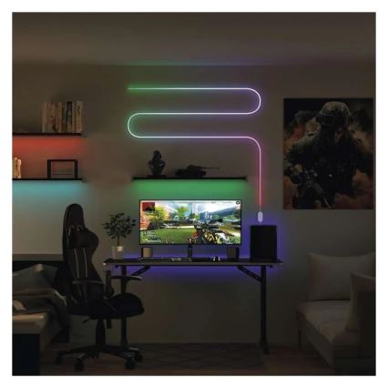Ruban à intensité variable RGBIC GoSmart LED/33W/230V 5 m Wi-Fi Tuya