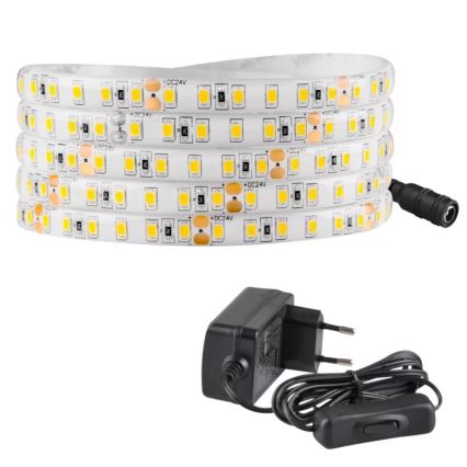 Ruban extérieur 3m LED/23W/24V/230V 4000K IP65