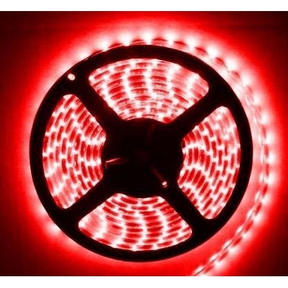 Ruban LED étanche pour salle de bain 5m IP65 rouge