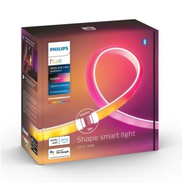 ruban LED extension lot Philips Hue White And Color AmbianceLED/12,3W/230V 1 m