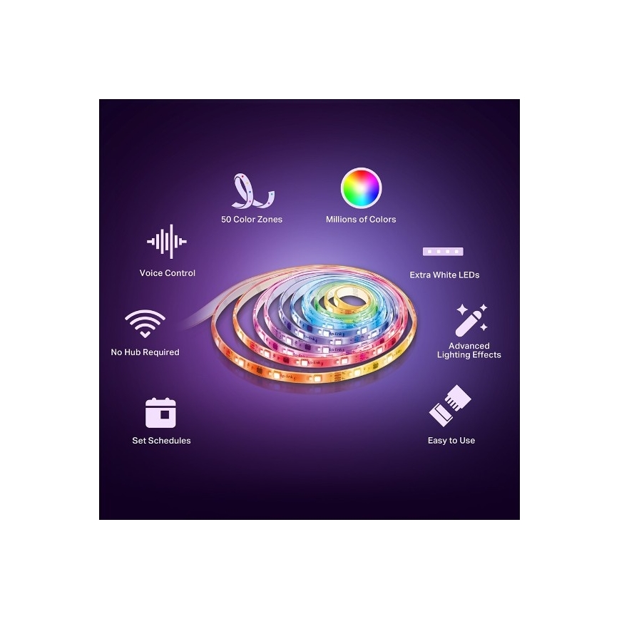 Ruban LED RGBW dimmable 5 m LED/13W/230V Wi-Fi