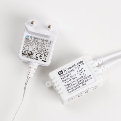 Ruban LED RGBW dimmable LED/9W/230V 5m Wi-Fi + télécommande