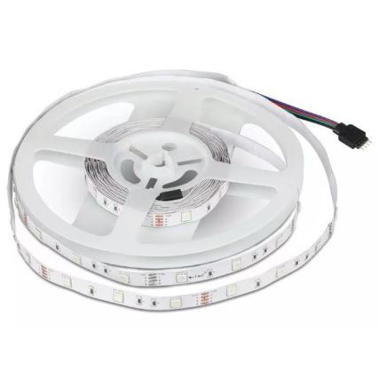 Ruban LED RVB à intensité variable 2x5m LED/4,8W/230V + télécommande