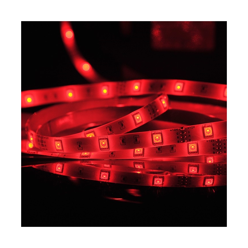 Ruban LED RVB à intensité variable pour l'extérieur 5m LED/14W/12V IP65 + télécommande