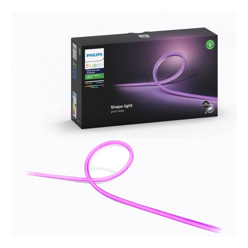 Ruban RGBW à intensité variable Philips Hue Extérieur Strip LED/40W 5m IP67