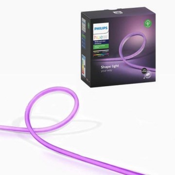 innr Ruban Connecté Coloré, 4m, Extérieur, Compatible avec Philips Hue*,  Google & Alexa (hub connecté requis) Zigbee Ruban Lumineux LED connectée,  Jardin, RGBW Outdoor Flex Light Strip, OFL 142 C : 