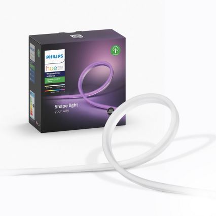 Ruban RGBW à intensité variable Philips Hue OUTDOOR STRIP LED/20,5W 2m IP67