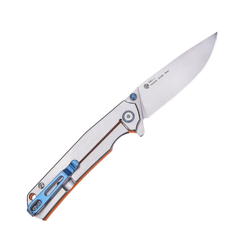 Ruike RUP801SF - Couteau de poche pliable 20 cm argent