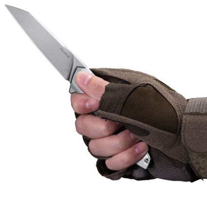 Ruike RUP831SSA - Couteau compact pliable 19,5 cm argent