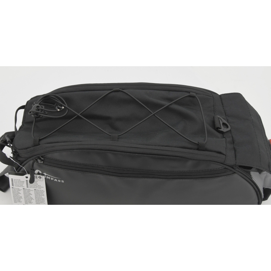 Sac à vélo pour porte-bagages arrière 11 l avec éclairage arrière LED 2xCR2032