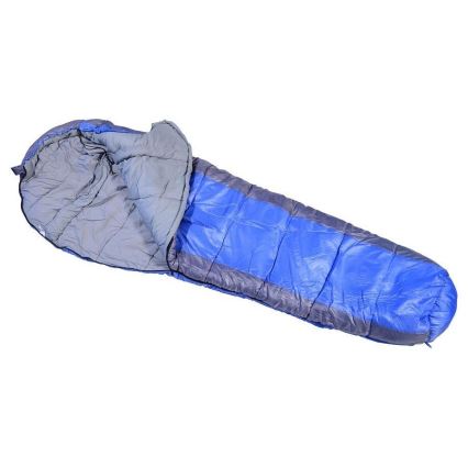 Sac de couchage trekking -5°C bleu/gris