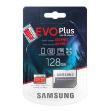 Samsung - MicroSDXC 128GB EVO+ U3 100MB/s + adaptateur SD