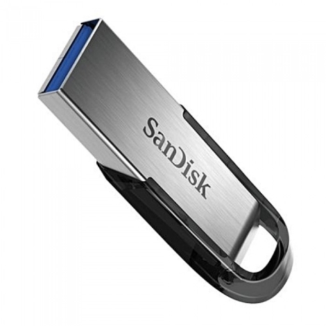 Sandisk SDCZ73-0128G - Clef USB métallique Ultra Flair USB 3.0 128GB