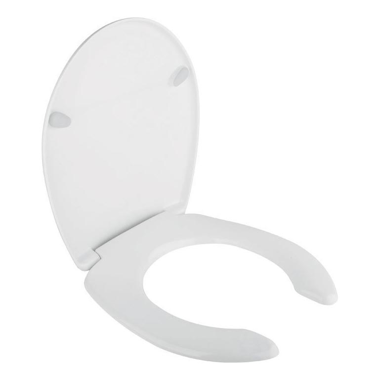 Sapho - Abattant WC pour personnes à mobilité réduite blanc/duroplast