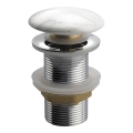 Sapho - Bonde de lavabo Click-Clack DALMA Ø 6,7 cm carrara