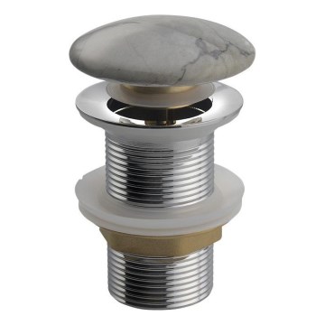 Sapho - Bonde de lavabo Click‑Clack DALMA Ø 6,7 cm gris