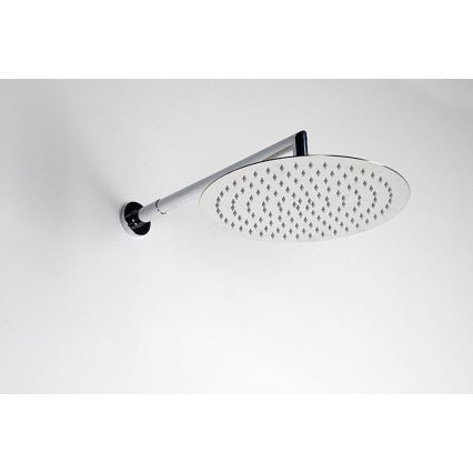 Sapho - Bras de douche arrondi 38 cm chrome brillant
