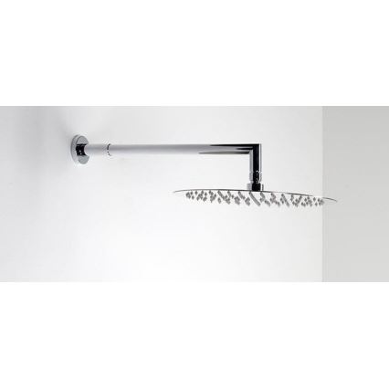 Sapho - Bras de douche arrondi 38 cm chrome brillant