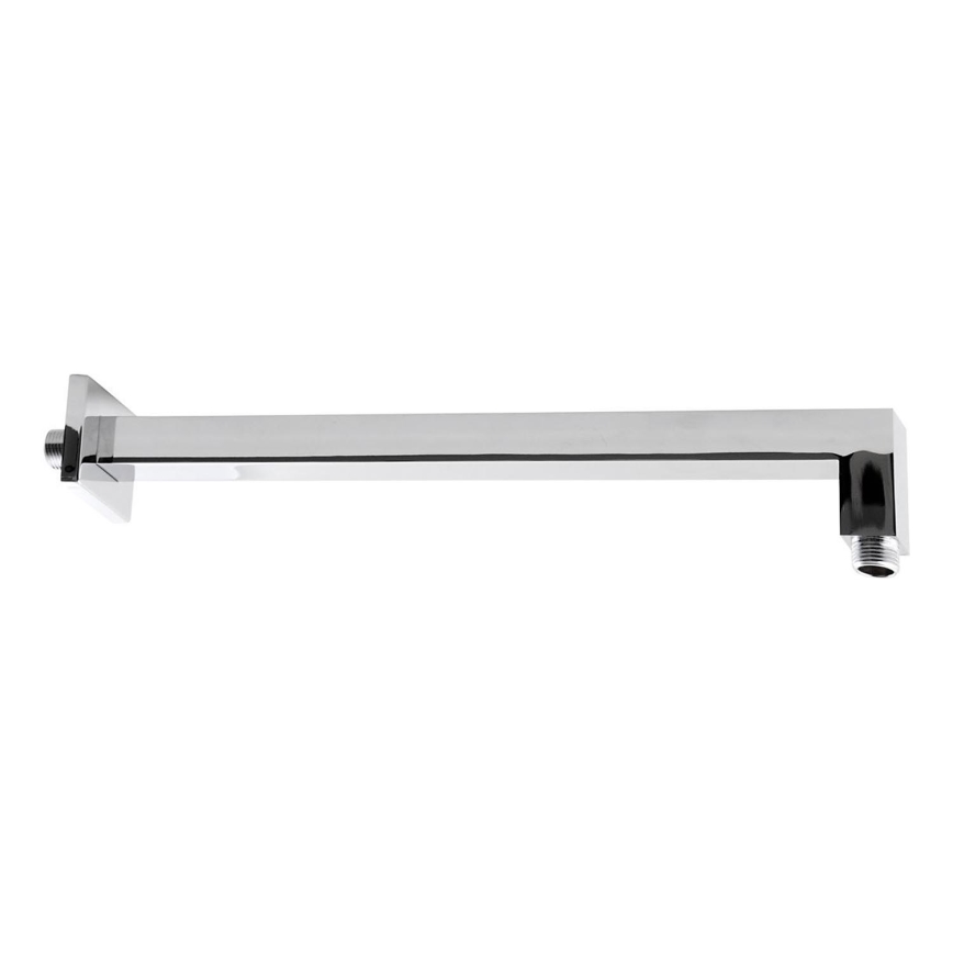 Sapho - Bras de douche carré 40 cm chrome brillant