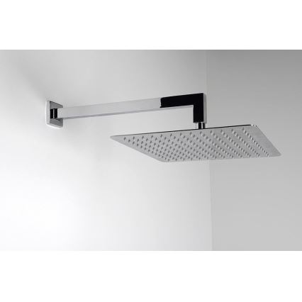 Sapho - Bras de douche carré 40 cm chrome brillant
