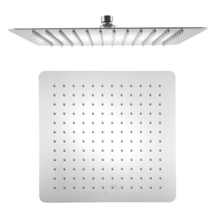Sapho - Douche de tête SLIM 30x30 cm poli acier inoxydable