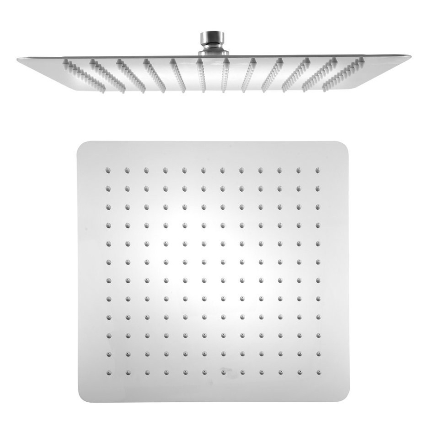Sapho - Douche de tête SLIM 30x30 cm poli acier inoxydable