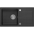 Sapho - Évier de cuisine 77x44 cm granit/noir