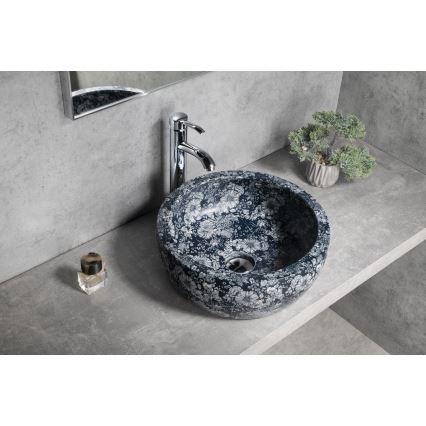 Sapho - Lavabo à poser PRIORI Ø 41 cm céramique/bleu