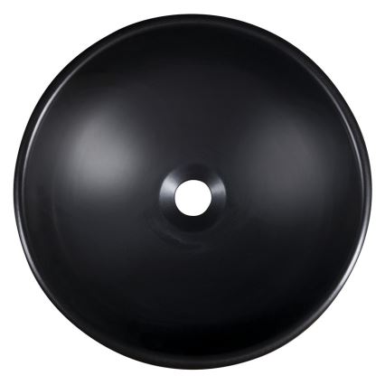 Sapho - Lavabo à poser PRIORI Ø 41 cm noir/blanc