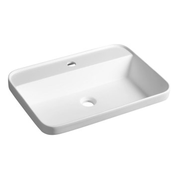 Sapho - Lavabo encastré 55x39 cm céramique/blanc