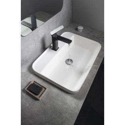 Sapho - Lavabo encastré 55x39 cm céramique/blanc