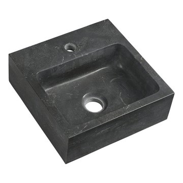 Sapho - Lavabo mural BLOK 30 x 30 cm anthracite