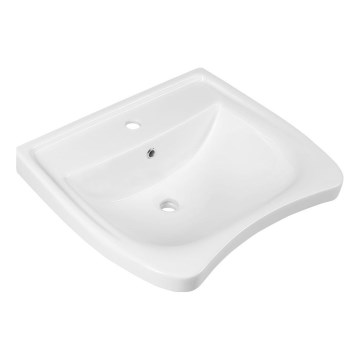 Sapho - Lavabo suspendu accessible DISABLED 60x55 cm céramique/blanc