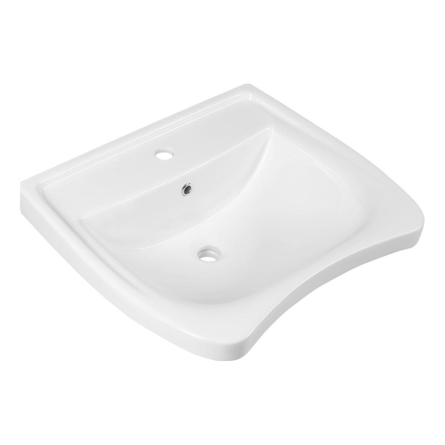 Sapho - Lavabo suspendu accessible DISABLED 60x55 cm céramique/blanc