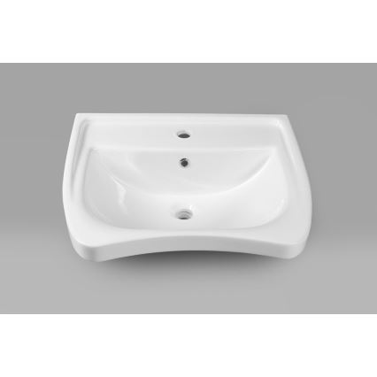 Sapho - Lavabo suspendu accessible DISABLED 60x55 cm céramique/blanc
