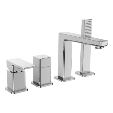 Sapho - Mitigeur de baignoire 4 trous TURSI, chromé brillant