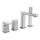 Sapho - Mitigeur de baignoire 4 trous TURSI, chromé brillant