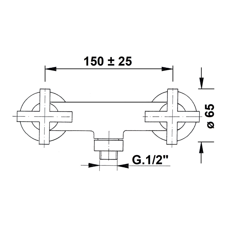 Sapho - Mitigeur de douche AXIA chrome brillant