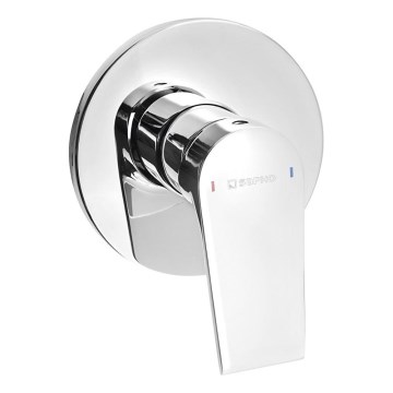 Sapho - Mitigeur de douche pour installation encastrée KAI cm chrome brillant