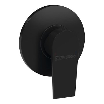 Sapho - Mitigeur de douche pour installation encastrée KAI noir mat