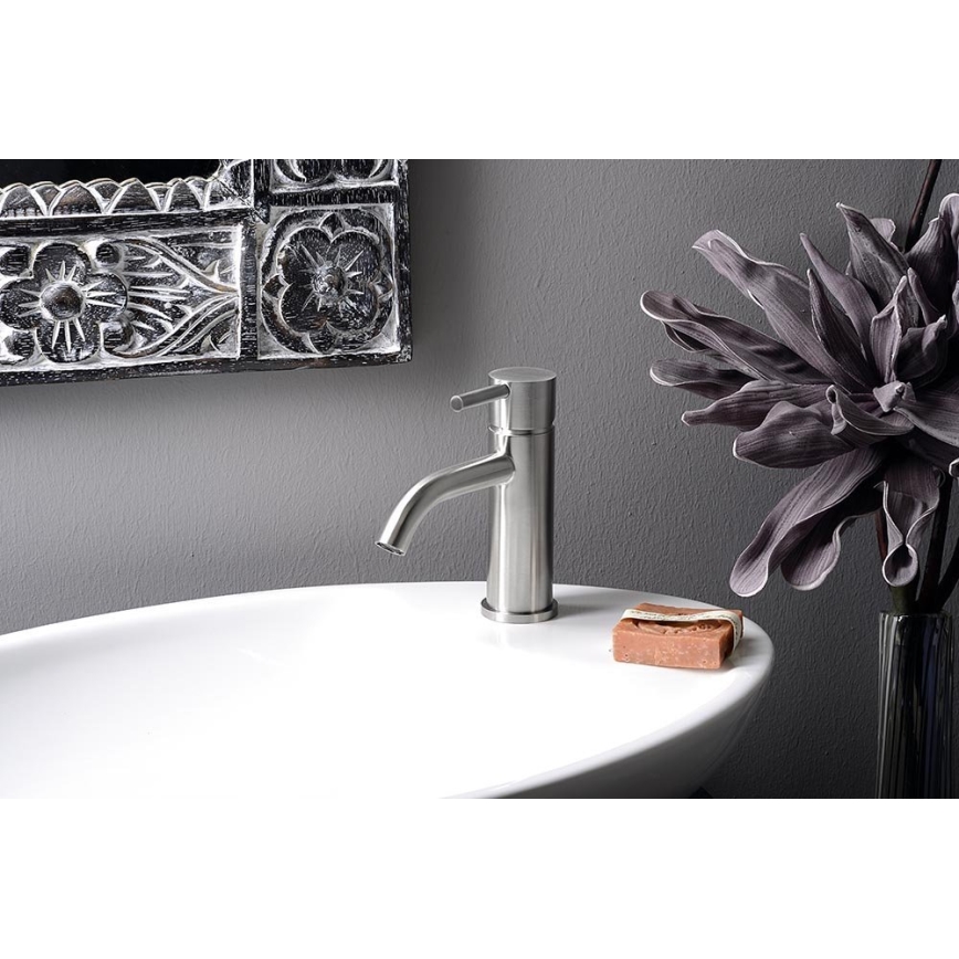 Sapho - Mitigeur de lavabo MINIMAL 15,8 cm en inox