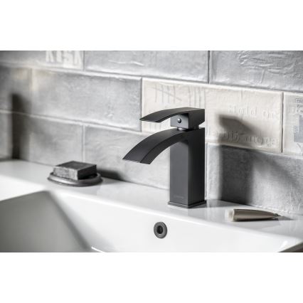 Sapho - Mitigeur pour lavabo GINKO 15,6 cm noir mat