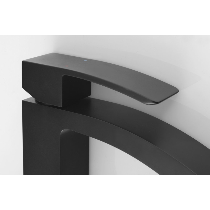 Sapho - Mitigeur pour lavabo GINKO 15,6 cm noir mat