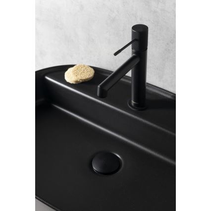 Sapho - Mitigeur pour lavabo SOLARIS 20 cm noir mat